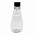 Bisnaga 190ml / 280g Cristal Pet Para Embalar Mel - Tampa Preta - Imagem 1