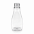 Bisnaga 190ml / 280g Cristal Pet Para Embalar Mel - Tampa Preta - Imagem 2