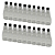 60 Bisnagas 750ml / 1Kg Cristal Pet Para Embalar Mel - Tampa Preta - Imagem 1