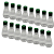 125 Bisnagas 150ml / 210g Cristal Pet Para Embalar Mel - Tampa Verde - Imagem 1