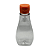 60 Bisnagas 150ml / 210g Cristal Pet Para Embalar Mel - Tampa Laranja - Imagem 2