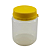 150 Potes 370ml / 500g Plástico Fosco Com Tampa Rosca  Para Mel - Imagem 2