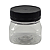 45 Potes 180ml / 250g Quadrado Transparente com Tampa Rosca Preta – Ideal para Embalagem de Mel - Imagem 2