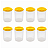 42 Potes Plásticos 250ml / 350g com Tampa Lacre – Para Embalagem de Mel - Imagem 1