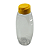 Bisnaga De Plástico 355ml / 500g Invertida Para Embalar Mel - Tampa Amarela - Imagem 1