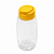 Bisnaga De Plástico 215ml / 300g Invertida Para Embalar Mel - Tampa Amarela - Imagem 1