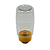 Bisnaga De Plástico 180ml / 250g Invertida Para Embalar Mel - Tampa Amarela - Imagem 2