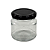 24 Potes de Vidro Mini Belém 150ml com Tampa Preta – Ideal para Mel - Imagem 2