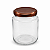 24 Potes de Vidro Belém 240ml com Tampa Cobre – Ideal para Mel, Geleias e Doces - Imagem 2