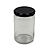 24 Potes de Vidro Andino 360ml com Tampa Preta – Ideal para Mel, Geleias e Doces - Imagem 2