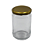 24 Potes de Vidro Andino 360ml com Tampa Dourada – Ideal para Mel, Geleias e Doces - Imagem 2
