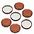 10 Tampas Metálicas Rosca 63mm – Cor Cobre – Para Potes de Vidro Tipo Conserva - Imagem 1