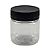 45 Potes 180ml / 250g Transparente com Tampa Rosca Preta – Ideal para Embalagem de Mel - Imagem 2
