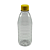 80 Garrafas 300ml PET Cristal com Tampa Amarela Rosca e Lacre – Ideal para Mel, Sucos e Caldas - Imagem 2