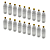 30 Garrafas PET Cristal 1 Litro – Tampa Rosca Amarela com Lacre - Imagem 1