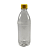 55 Garrafas 500 / 575 ml PET Cristal com Tampa Rosca e Lacre – Tampa Amarela - Imagem 2