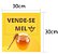 Placa Informativa para Ponto de Venda de Mel – 30 x 30 em PVC - Imagem 2