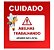 Placa de Sinalização de Apiário – "Abelhas Trabalhando" – 30 x 30 PVC - Imagem 1