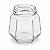 20 Potes de Vidro Sextavado 230ml com Tampa Branca – Ideal para Mel e Conservas - Imagem 3