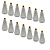 45 Bisnagas 720ml / 1kg Transparente Shortneck De Pet Para Embalar Mel - Imagem 1