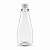 Bisnaga 350ml / 500g Cristal Pet Para Embalar Mel -Tampa Branca - Imagem 1