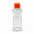 Bisnaga Pet 180ml / 250g Temática Urso Para Embalar Mel - Tampa Laranja - Imagem 1
