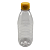 Kit com 80 Garrafas 300 ml PET Cristal –Tampa Fliptop Amarela com Selo de Indução - Imagem 3
