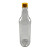 Kit com 30 Garrafas 900ml PET Cristal –Tampa Fliptop Amarela com Selo de Indução - Imagem 3