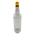 Kit com 30 Garrafas 900ml PET Cristal –Tampa Fliptop Amarela com Selo de Indução - Imagem 2