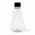 Bisnaga 250 ml / 350 g Transparente Shortneck de PET para Embalar Mel – Tampa Preta - Imagem 1