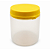 Kit 28 Potes 720ml / 1Kg + 28 Potes 370ml / 500g Plástico Fosco Com Tampa Rosca - Imagem 2