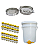 Kit Envase de Mel Completo (Balde 20L + Peneiras Inox + 40 Potes) - Imagem 1