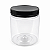 Pote 700ml 1Kg Transparente Com Tampa Rosca e Lacre Preta Para Mel - Kit 10, 25, 50 e 105 Un - Imagem 1