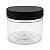 Pote 350ml 500g Transparente Com Tampa Rosca e Lacre Preta Para Mel - Kit 10, 50, 100 e 192 Un - Imagem 1