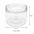 Pote 350ml 500g Transparente Com Tampa Rosca e Lacre Preta Para Mel - Kit 10, 50, 100 e 192 Un - Imagem 4