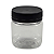 Pote 180ml 250g Transparente Com Tampa Rosca e Lacre Preta Para Mel - Kit 10, 50, 200 e 408 Un - Imagem 1