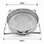 Peneira de Inox para Mel com Alças Ajustáveis - Imagem 3