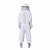 Macacão Para Apicultura de Nylon Ventilado com Máscara Fixa – Modelo 0120NF Branco - Imagem 3