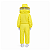 Macacão Apicultura De Nylon Super Ventilado Infantil Amarelo 02-81NI - Imagem 3