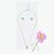 CONJUNTO COLAR E BRINCO FLOR - Imagem 1