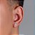 Par De Brinco Pedra Zircônia (6mm) Prata 925 BRIP002 - Imagem 2