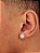 Par De Brinco Pedra Zircônia (8mm) Prata 925 BRIP001 - Imagem 4