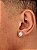 Par De Brinco Pedra Zircônia (8mm) Prata 925 BRIP001 - Imagem 3