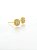 Brinco Masculino Par Redondo Cravejado P (6mm) Banhado A Ouro 18k BRI109 - Imagem 1