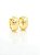 Brinco Masculino Par Argola Lisa (11X4,5mm) Banhado A Ouro 18k BRI114 - Imagem 2