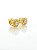 Brinco Masculino Par Redondo Coroa 1 (7,5mm) Banhado A Ouro 18k BRI104 - Imagem 2