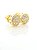 Brinco Masculino Par Redondo Cravejado Torre (9mm) Banhado A Ouro 18k BRI064 - Imagem 1