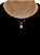 Corrente Veneziana 50cm 1mm + Pingente Cruz Cravejada e Vazada (15X21mm) Banhado A Ouro 18k COR009-PIN022 - Imagem 2