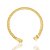 Pulseira Grumet Dupla 6mm Fecho Gaveta Banhada A Ouro 18k PUL027 - Imagem 2