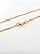Corrente Grumet 70cm 1,4mm Fecho Tradicional Banhada A Ouro 18k COR017 - Imagem 2